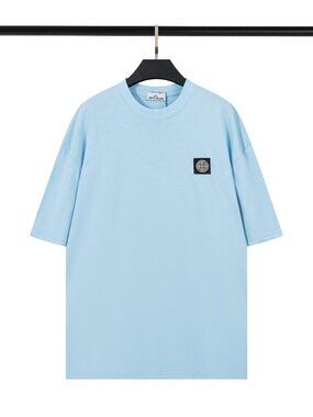 Stone Island Light Blue Short Sleeve Tee